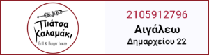 Διαφημιστική Προβολή του delivery καταστήματος Πιάτσα Καλαμάκι που βρίσκεται στο Αιγάλεω